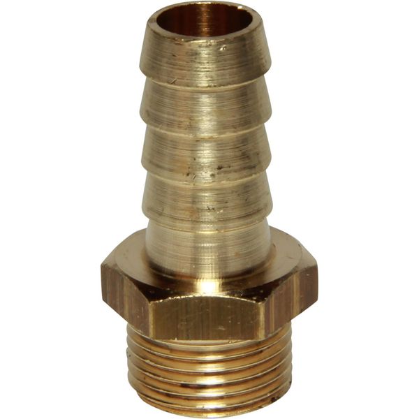 Maestrini Brass Straight Hose Tail (3/8" BSP Male to 13mm Hose)