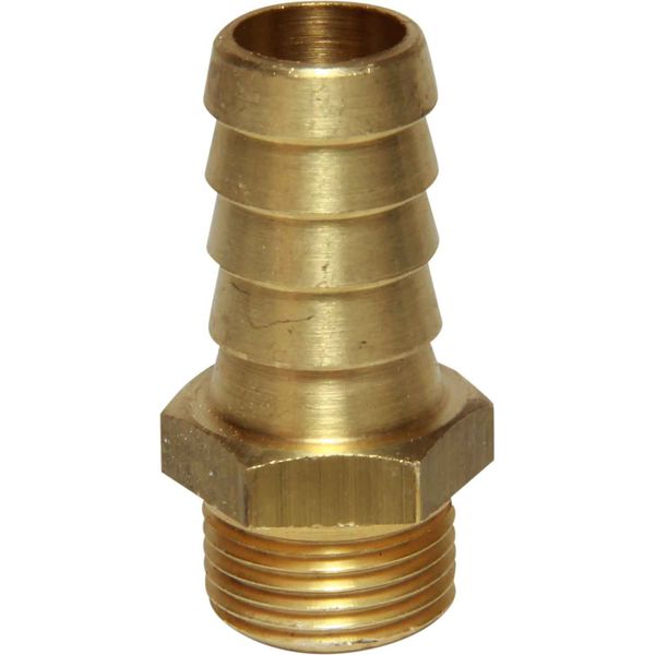 Maestrini Brass Straight Hose Tail (3/8" BSP Male to 15mm Hose)