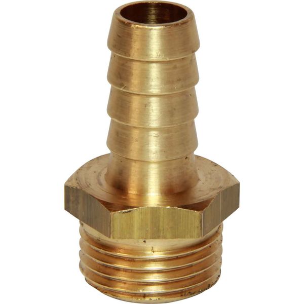 Maestrini Brass Straight Hose Tail (1/2" BSP Male to 13mm Hose)