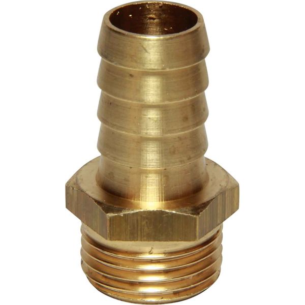 Maestrini Brass Straight Hose Tail (1/2" BSP Male to 16mm Hose)