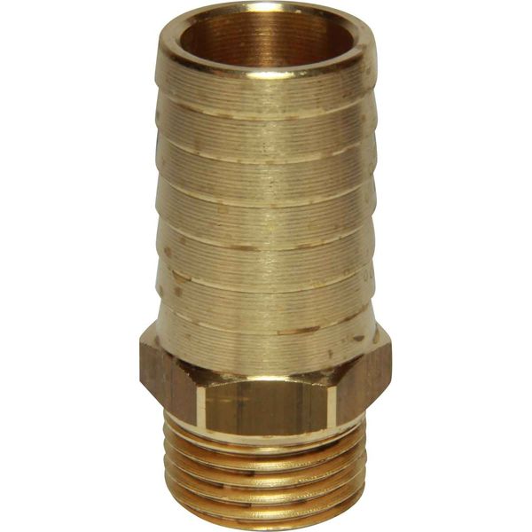 Maestrini Brass Straight Hose Tail (1/2" BSP Male to 22mm Hose)