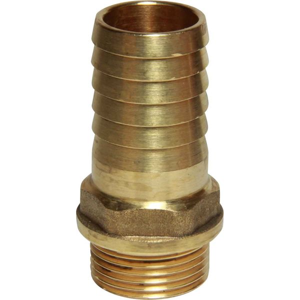 Maestrini Brass Straight Hose Tail (3/4" BSP Male to 22mm Hose)