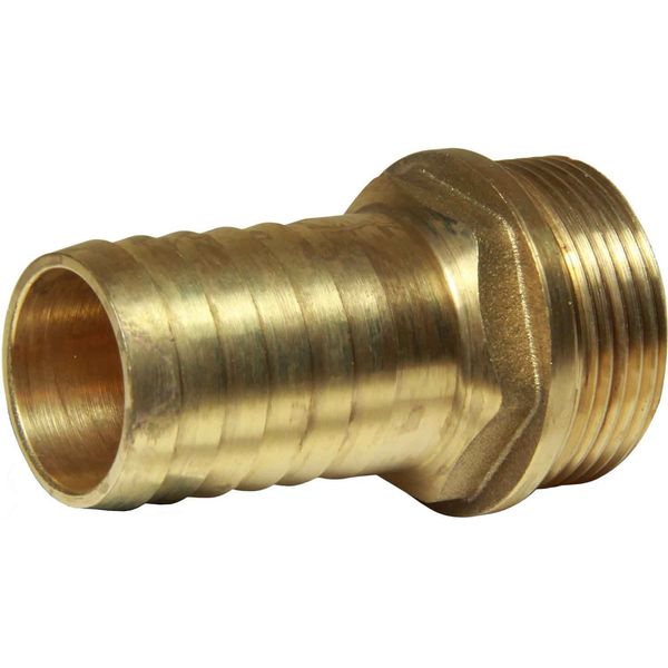 Maestrini Brass Straight Hose Tail (1-1/4" BSP Male to 32mm Hose)