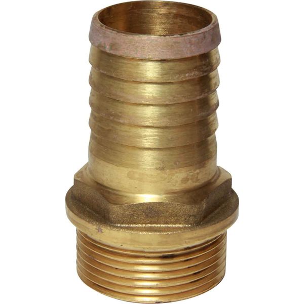 Maestrini Brass Straight Hose Tail (1-1/4" BSP Male to 35mm Hose)