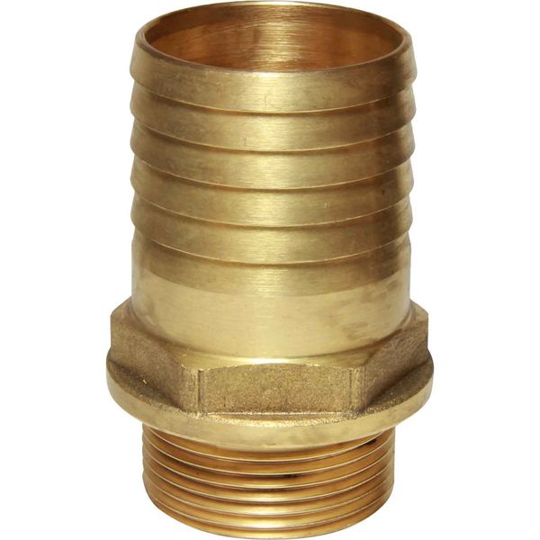 Maestrini Brass Straight Hose Tail (1-1/4" BSP Male to 45mm Hose)