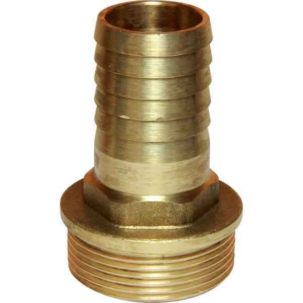 Maestrini Brass Straight Hose Tail (1-1/2" BSP Male to 32mm Hose)