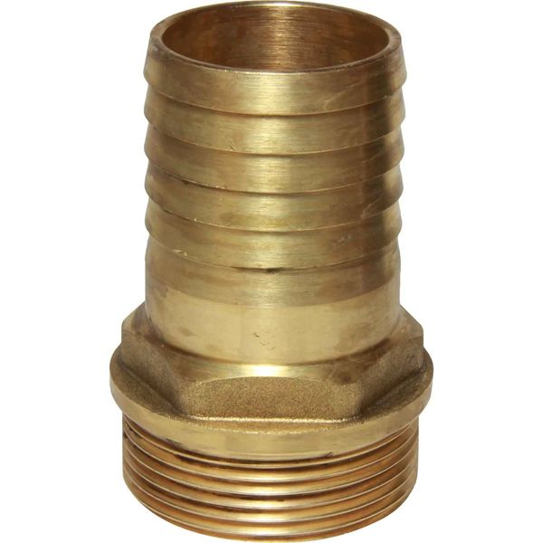 Maestrini Brass Straight Hose Tail (1-1/2" BSP Male to 40mm Hose)