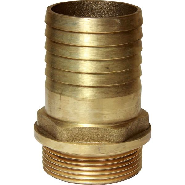 Maestrini Brass Straight Hose Tail (1-1/2" BSP Male to 45mm Hose)