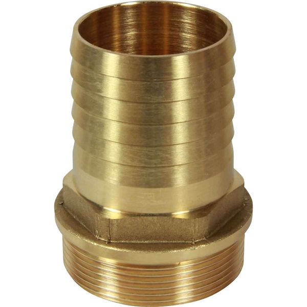 Maestrini Brass Straight Hose Tail (2" BSP Male to 51mm Hose)