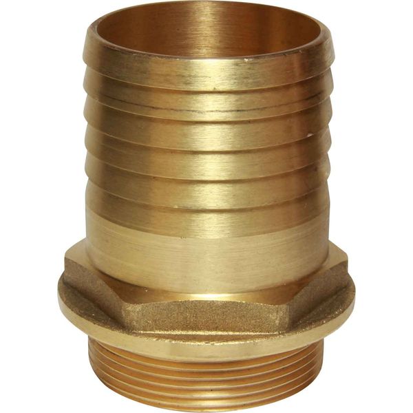 Maestrini Brass Straight Hose Tail (2" BSP Male to 60mm Hose)