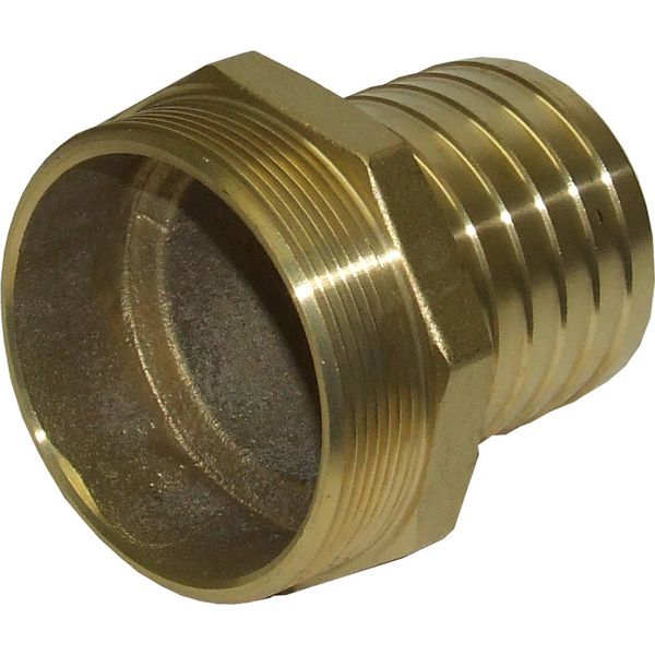 Maestrini Brass Straight Hose Tail (2-1/2" BSP Male to 60mm Hose)