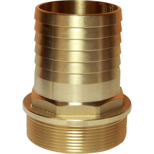 Maestrini Brass Straight Hose Tail (2-1/2" BSP Male to 63mm Hose)