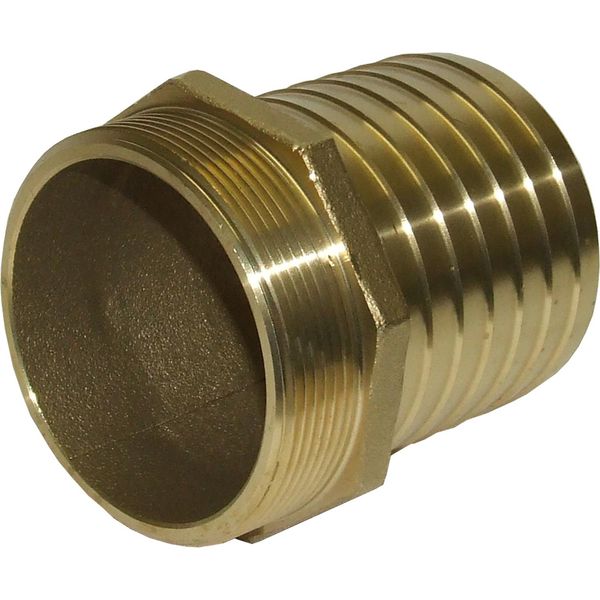 Maestrini Brass Straight Hose Tail (2-1/2" BSP Male to 70mm Hose)