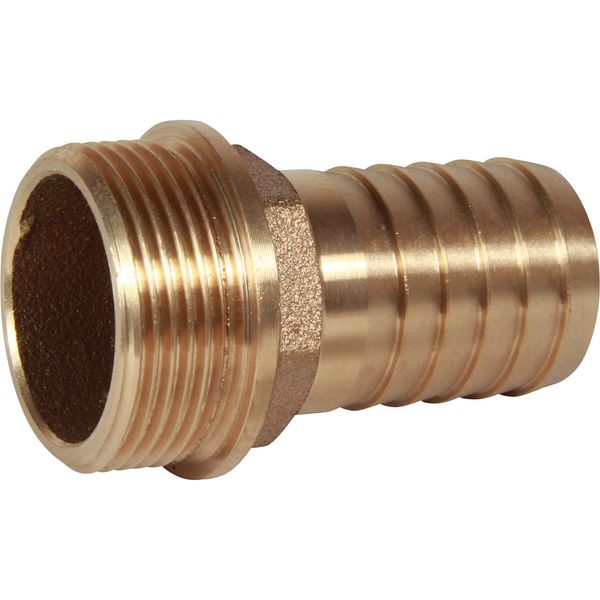 Maestrini Bronze Straight Hose Tail (1-1/4" BSP Male to 32mm Hose)