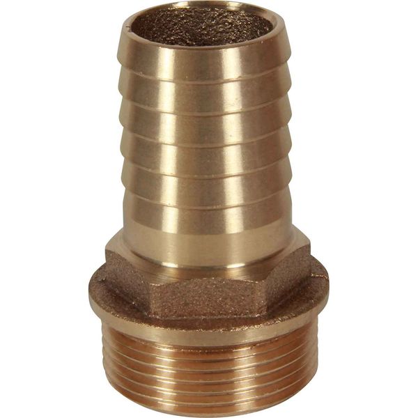 Maestrini Bronze Straight Hose Tail (1-1/4" BSP Male to 32mm Hose)