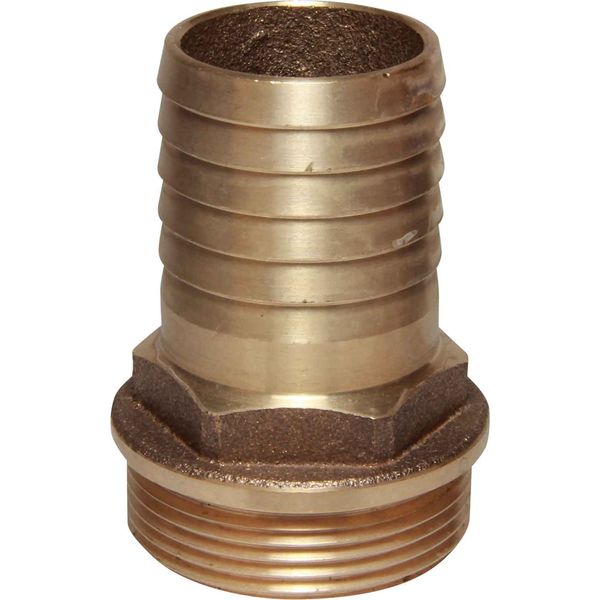 Maestrini Bronze Straight Hose Tail (1-1/2" BSP Male to 45mm Hose)