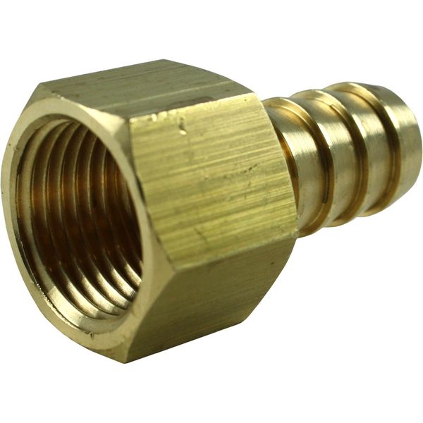 Maestrini Brass Straight Hose Tail (1/2" BSP Female to 15mm Hose)