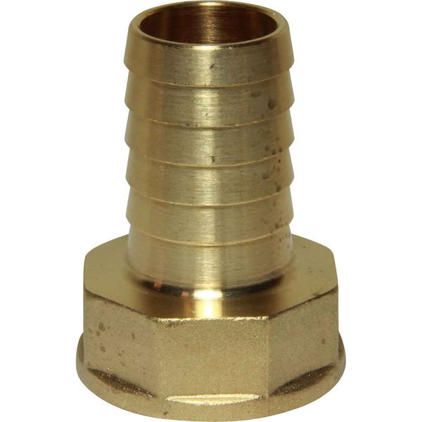 Maestrini Brass Straight Hose Tail (1" BSP Female to 25mm Hose)