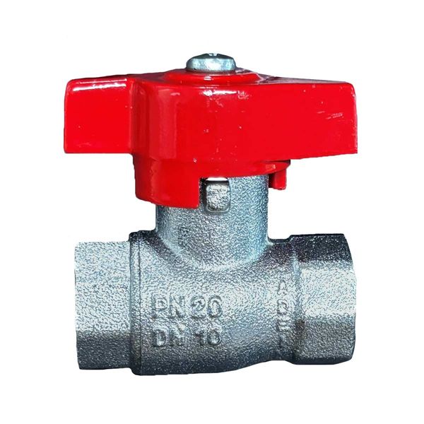 Maestrini Brass Tee Handle Ball Valve (3/8" BSP Female)