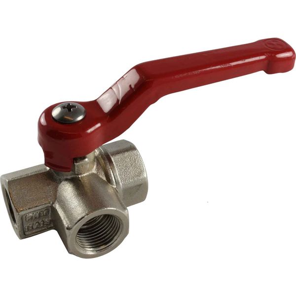 Maestrini Brass Full Bore L Port Valve (3/8" BSP)