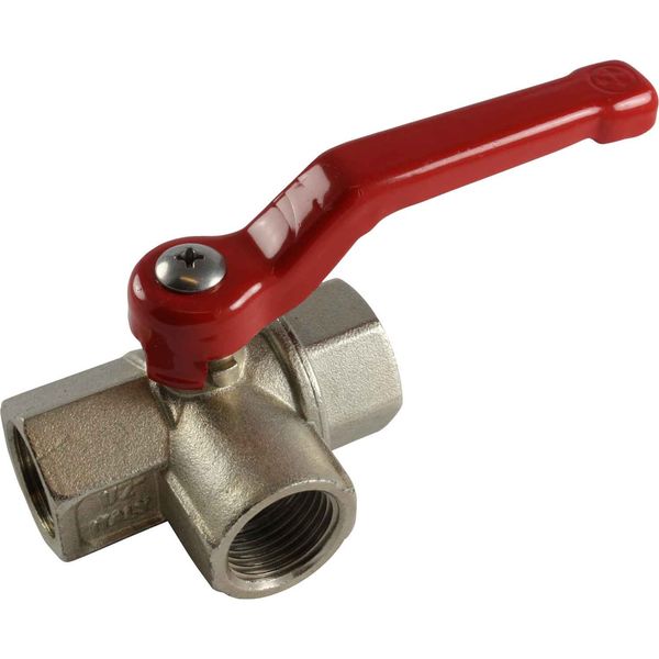 Maestrini Brass Full Bore L Port Valve (1/2" BSP)