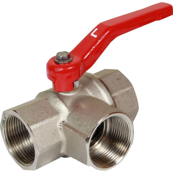 Maestrini Brass Full Bore L Port Valve (1-1/4" BSP)