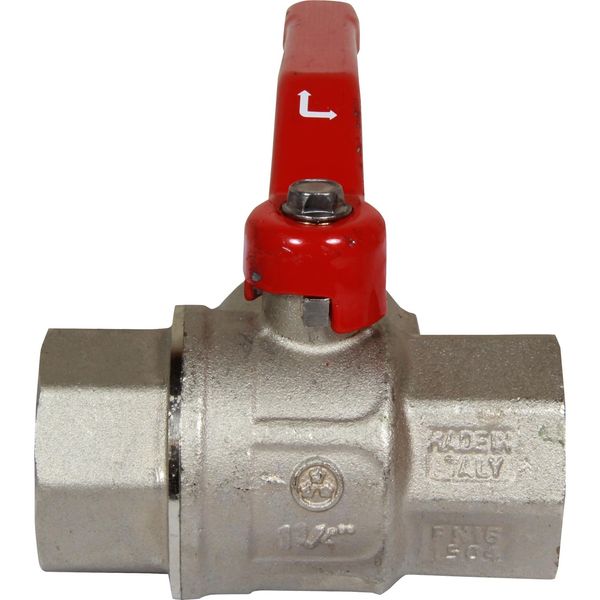 Maestrini Brass Full Bore L Port Valve (1-1/4" BSP)