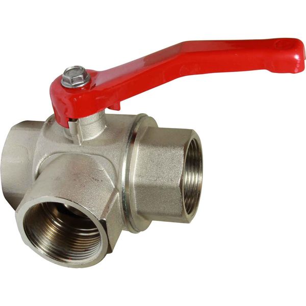 Maestrini Brass Full Bore L Port Valve (1-1/2" BSP)