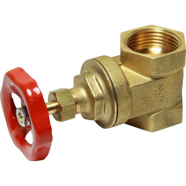 Maestrini Brass Gate Valve with Brass Body (1" BSP Female)