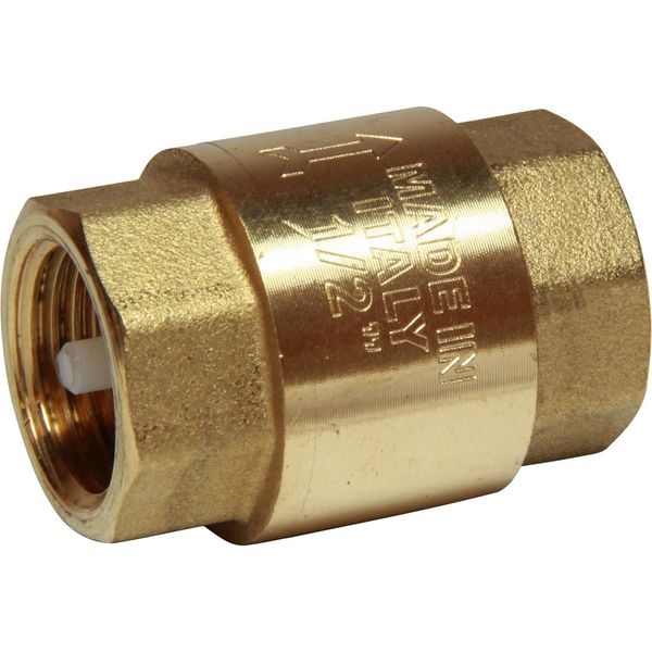 Maestrini Brass Inline Spring Check Valve (1/2" BSP Female)