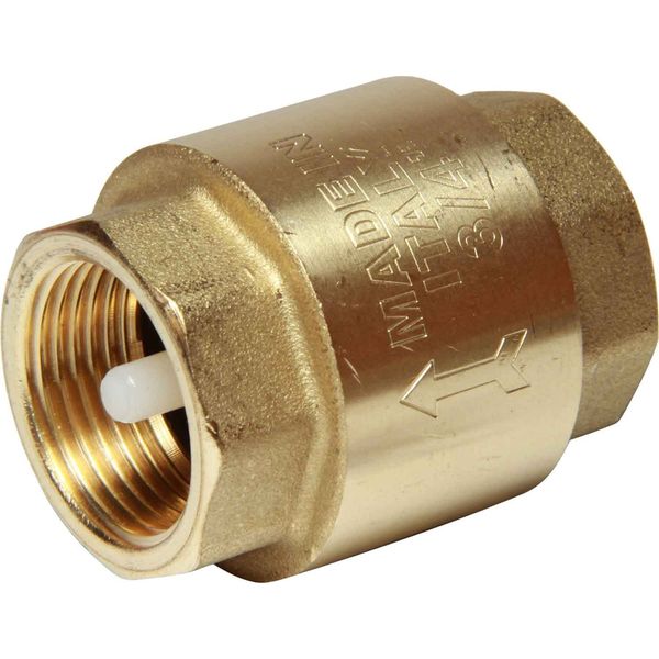 Maestrini Brass Inline Spring Check Valve (3/4" BSP Female)