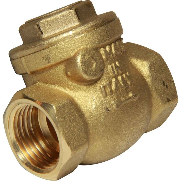 Maestrini Brass Inline Swing Check Valve (1/2" BSP Female)