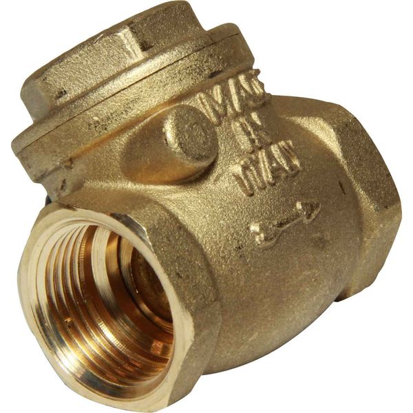 Maestrini Brass Inline Swing Check Valve (3/4" BSP Female)