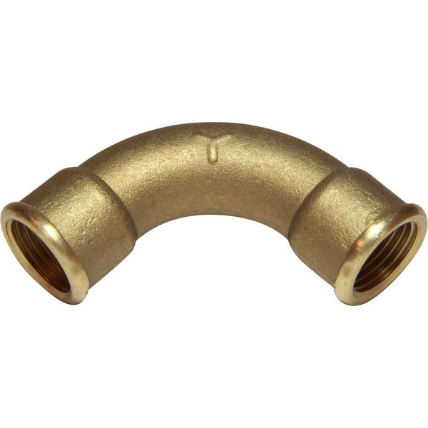 Maestrini Brass Swept 90 Degree Elbow (Female Ports / 1/2" BSP)