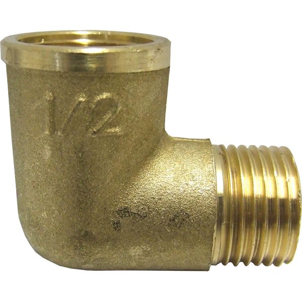 Maestrini Brass Compact 90° Elbow (1/2" BSPT Male / BSP Female)