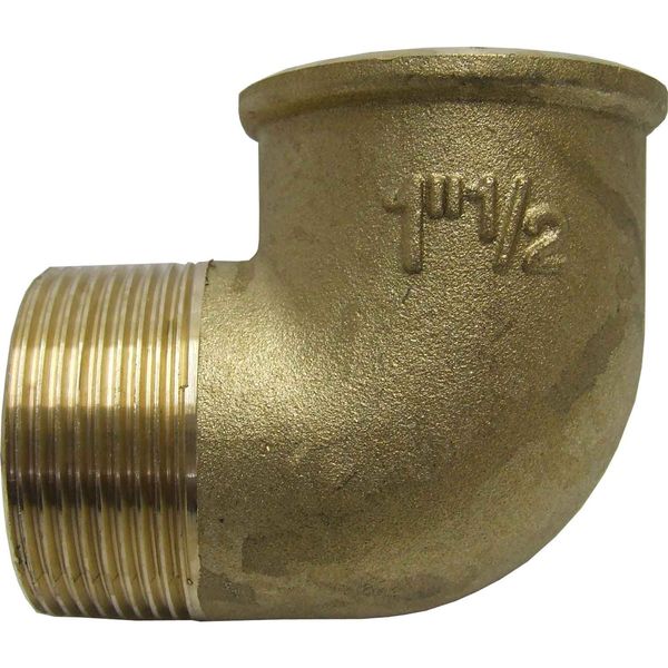 Maestrini Brass Compact 90° Elbow (1-1/2" BSPT Male / BSP Female)