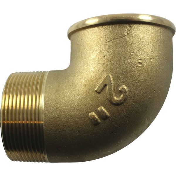 Maestrini Brass Compact 90° Elbow (2" BSPT Male / BSP Female)