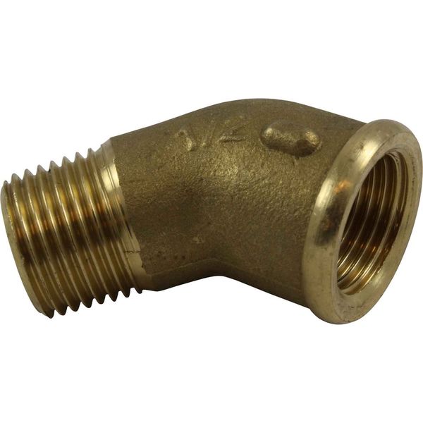 Maestrini Brass Compact 45° Elbow (1/2" BSPT Male / BSP Female)