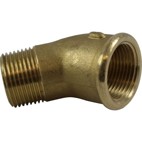 Maestrini Brass Compact 45° Elbow (3/4" BSPT Male / BSP Female)