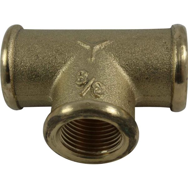 Maestrini Brass Equal Tee Fitting (3/8" BSP Female)