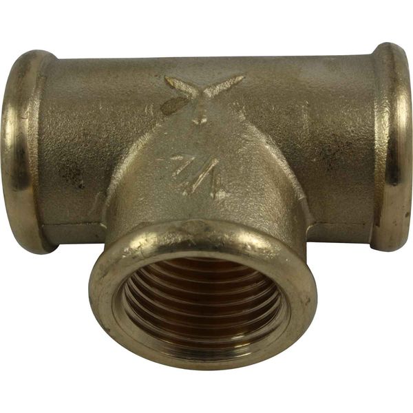 Maestrini Brass Equal Tee Fitting (1/2" BSP Female)