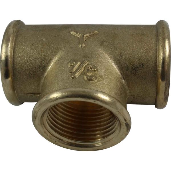 Maestrini Brass Equal Tee Fitting (3/4" BSP Female)