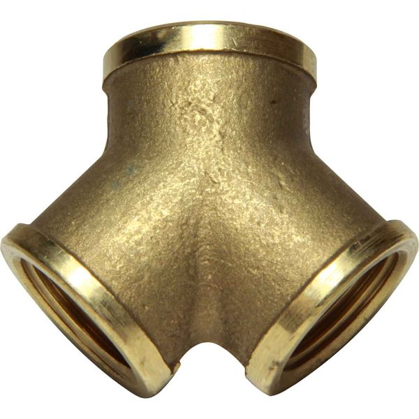 Maestrini Brass Equal Y Fitting (1/2" BSP Female)