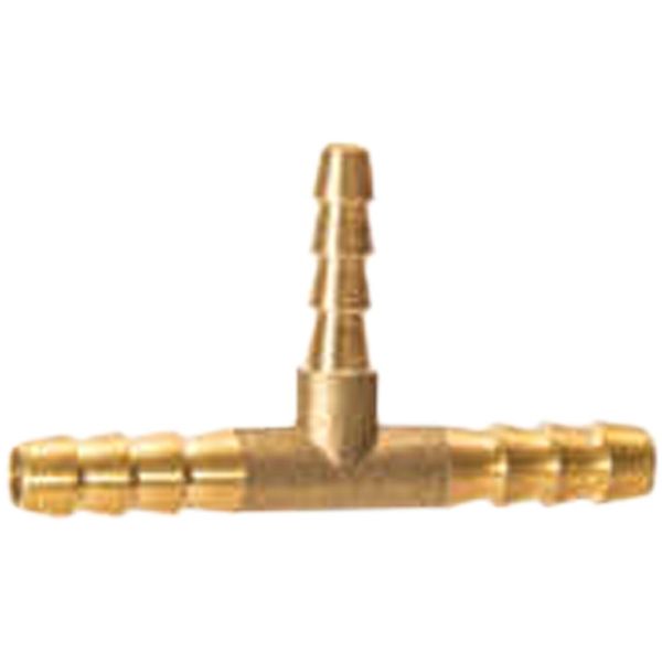 Maestrini Brass Unequal Tee Fitting (8mm x 6mm Hose ID)