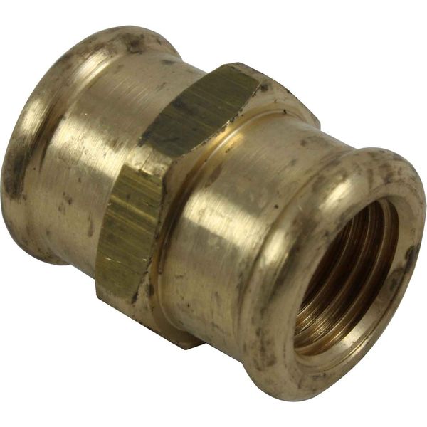 Maestrini Brass Equal Socket (1/4" BSP Female)