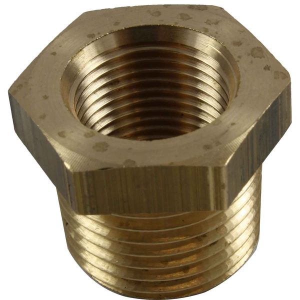 Maestrini Brass Reducing Bush (1/2" BSPT Male to 3/8" BSP Female)