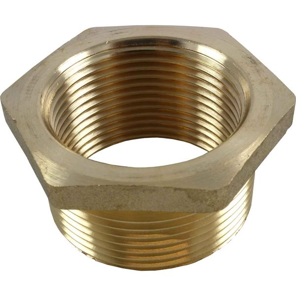 Maestrini Brass Reducing Bush (1-1/2" BSPT Male to 1-1/4" BSP Female)