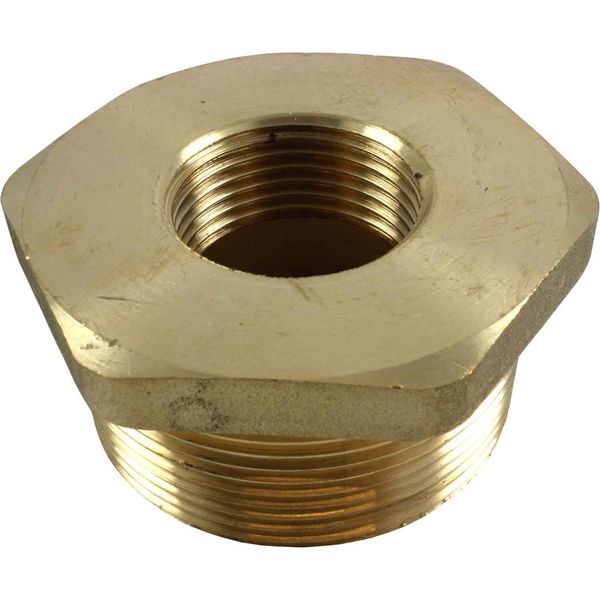 Maestrini Brass Reducing Bush (2" BSPT Male to 1" BSP Female)