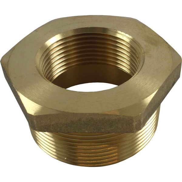 Maestrini Brass Reducing Bush (2" BSPT Male to 1-1/4" BSP Female)