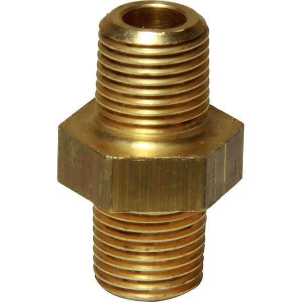 Maestrini Brass Equal Nipple (1/8" BSPT Male)